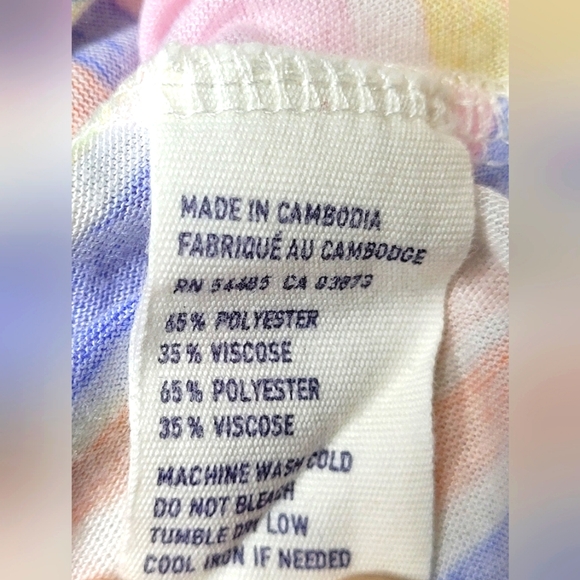 American Eagle Oufitters Colorful Pastel Striped Strappy Tank Top, Size Small - Picture 4 of 6